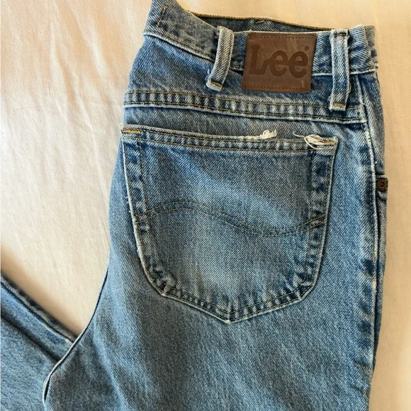 Vintage Lee Men’s Classic Denim Straight Leg Jeans - Picture 2 of 8